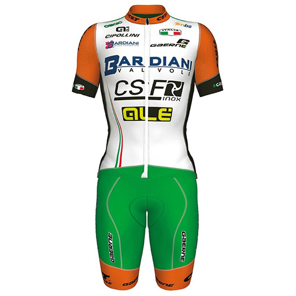 2017 Maglia Bardiani CSF bianco e verde - Clicca l'immagine per chiudere